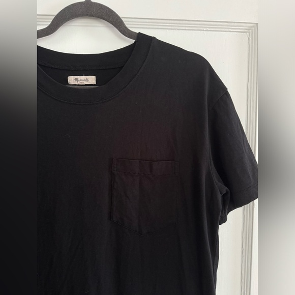 EUC Madewell black t-shirt dress / medium / cotton - Picture 4 of 5